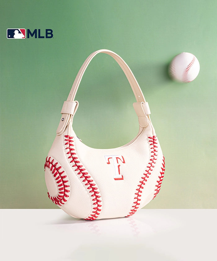 MLB Texas Rangers Team Hobo Bag - Stylish Crossbody Shoulder Bag for Women & Men - Perfect for Baseball Games, Travel & Everyday Use