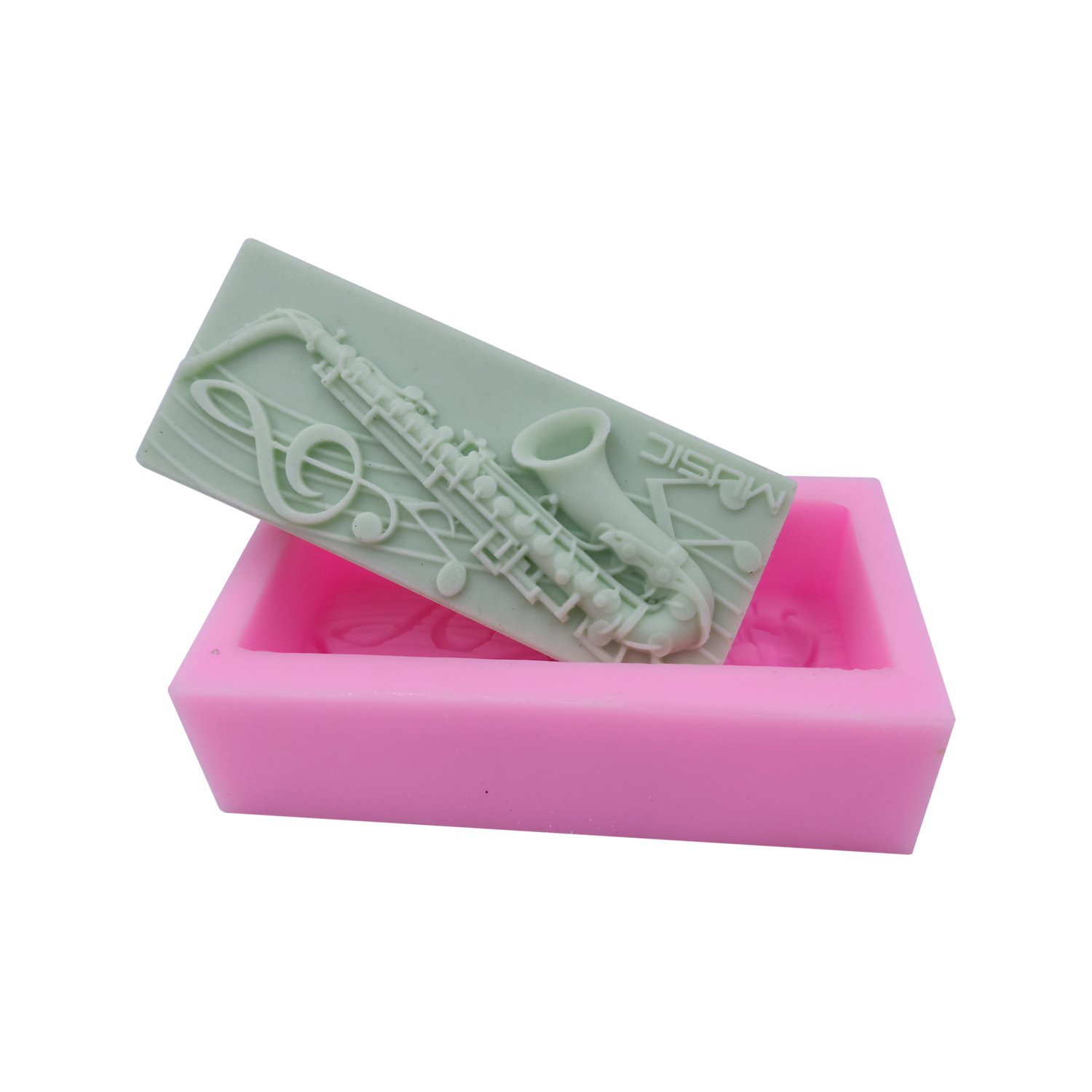 Premium Saxophone Silicone Molds for Soap, Candles, Resin & DIY Crafts - Perfect for Handmade Gifts, Home Decor & Art Projects