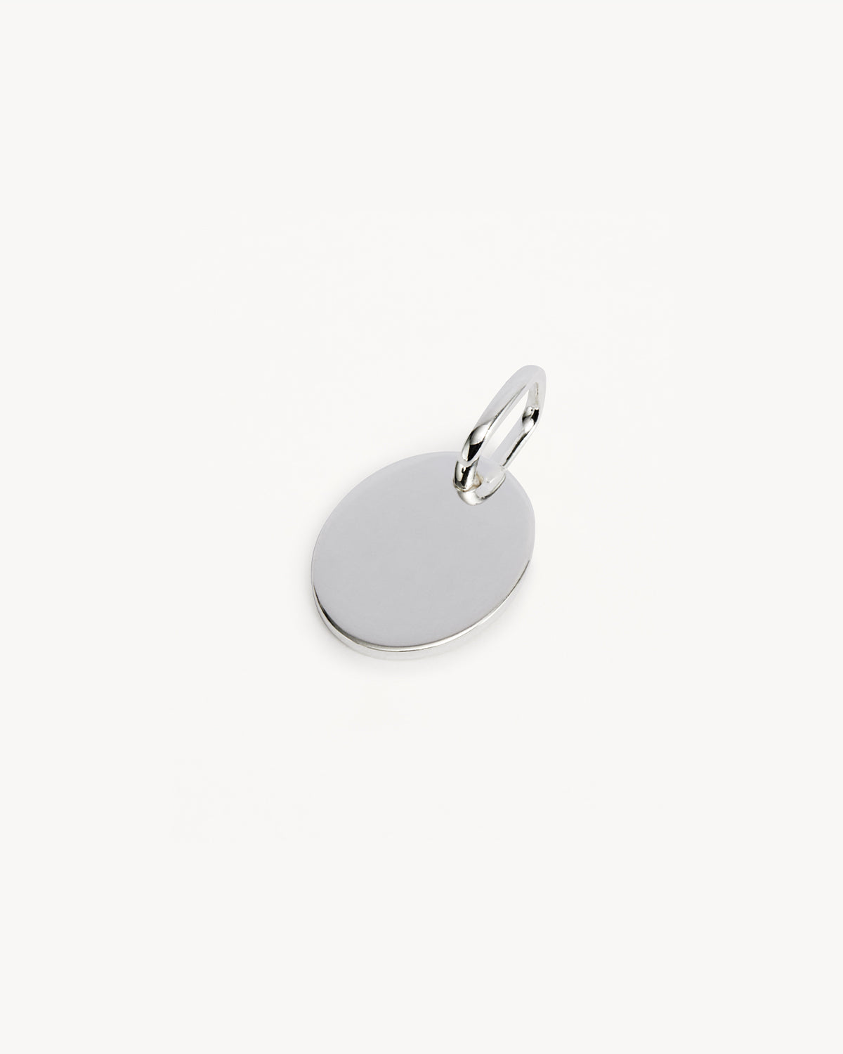 Personalized Sterling Silver Oval Pendant - Engravable Jewelry for Women | Perfect for Gifts, Anniversaries & Special Occasions