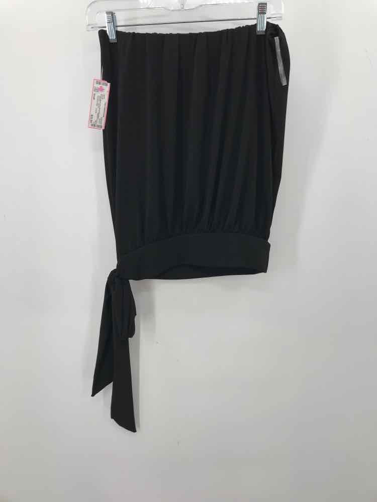 Pre-Owned Ariella Black Size Small Strapless Blouse - Perfect for Parties, Weddings & Evening Events