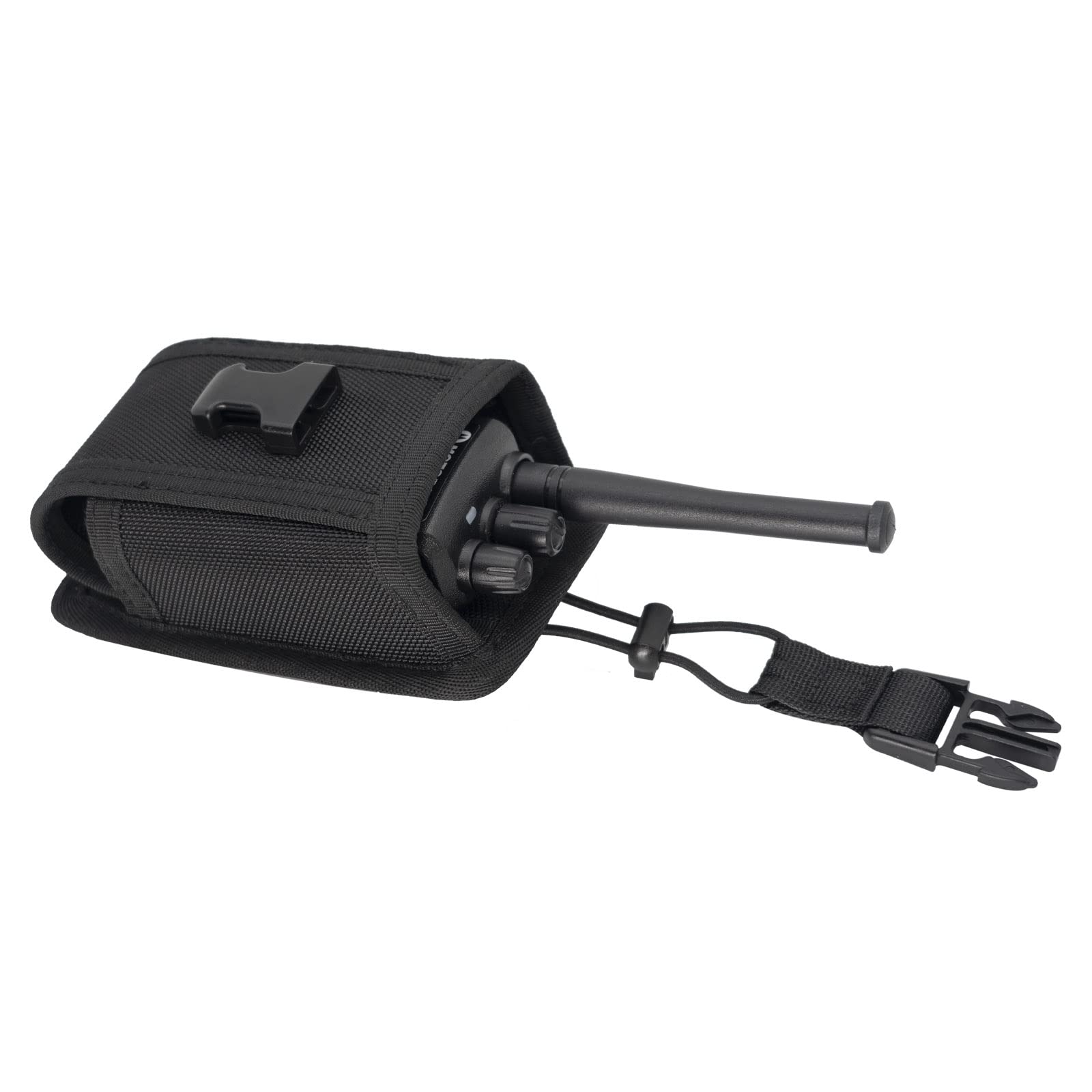 Dotacty Universal MOLLE Tactical Radio Pouch - Heavy Duty Nylon Walkie Talkie Holder for Police, Security & Firefighters - Compatible with Two-Way Radios & Duty Belts - Ideal for Outdoor, Rescue & Emergency Scenarios