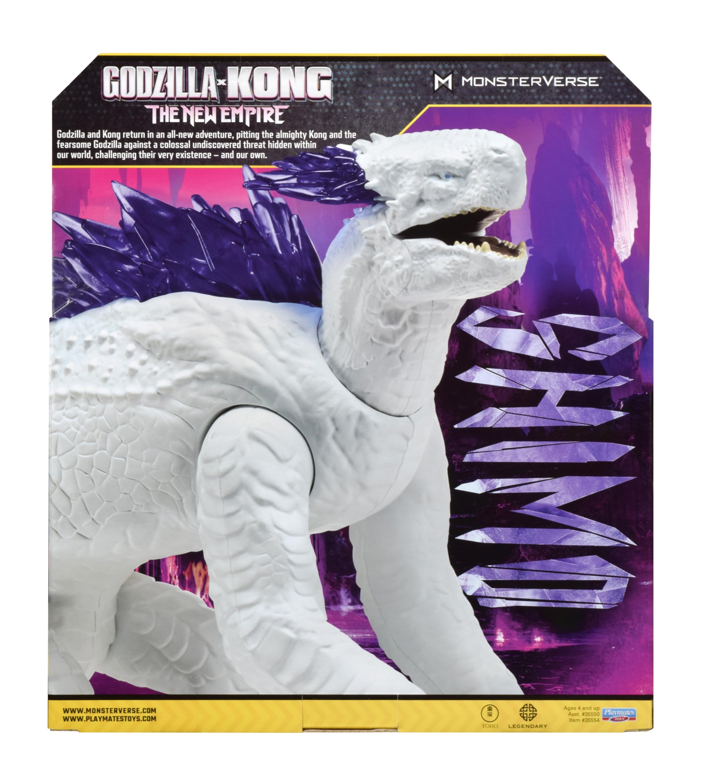 Godzilla x Kong: 11-Inch Giant Shimo Action Figure by Playmates Toys - Epic Monster Battle Collectible for Kids & Movie Fans