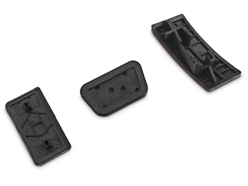Bullitt Style Red Pedal Covers for 94-04 Mustang Automatic Transmission - Enhance Driving Comfort & Style