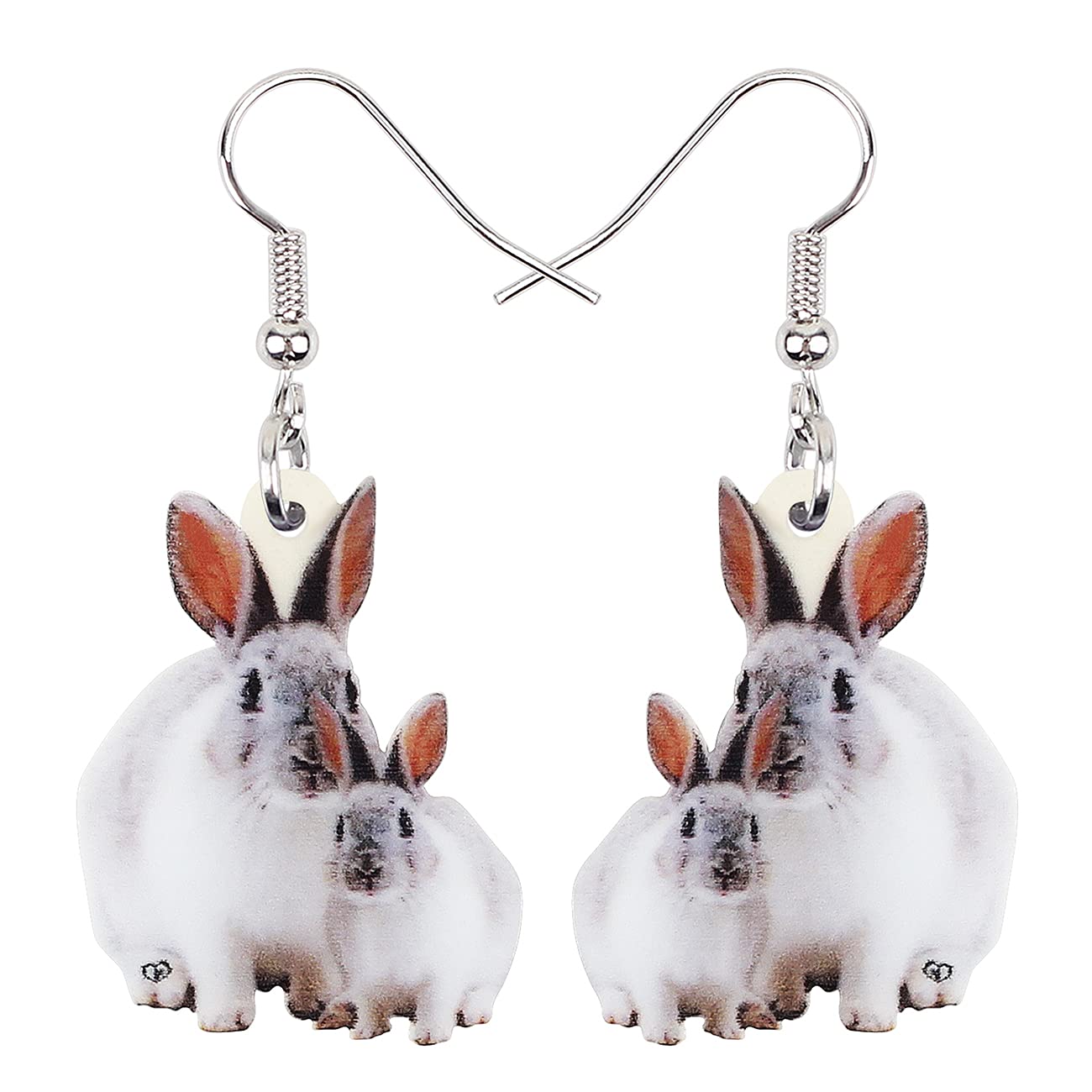 Easter Bunny Earrings for Women - Cute Dangle Egg Charm Jewelry, Anime Easter Basket Decorations & Gifts - Perfect for Easter Party, Spring Festival & Cosplay Accessories