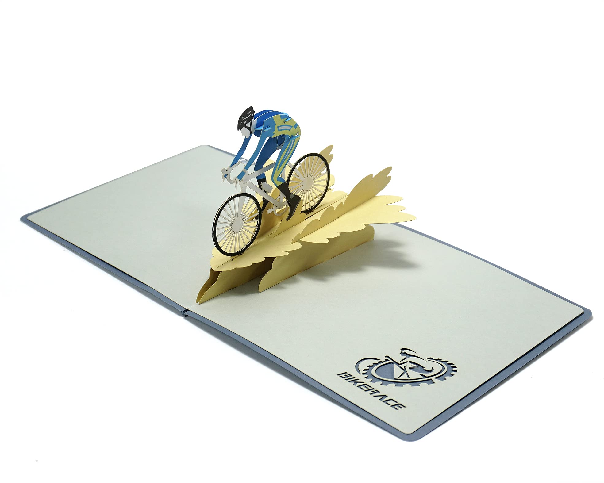 3D Pop-Up Cycling Birthday Card - Handmade Greeting Card for Cyclist, Dad, Brother, Husband, Son | Perfect Gift for Biking Enthusiasts & Special Occasions