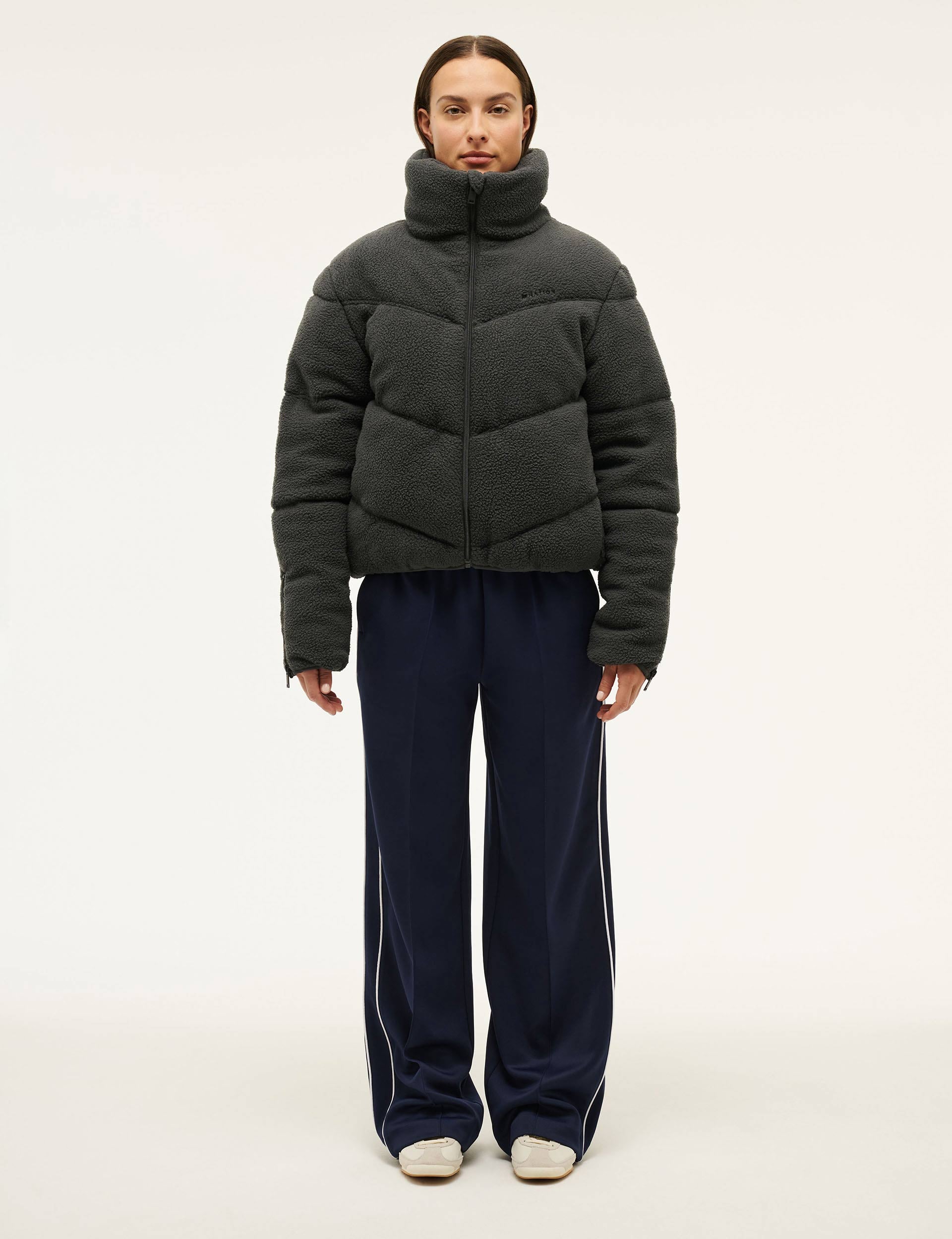 Fortune Sherpa Jacket - Premium Fleece-Lined Winter Coat in Marine Blue | Warm & Cozy Outerwear for Men & Women | Perfect for Hiking, Camping & Outdoor Adventures