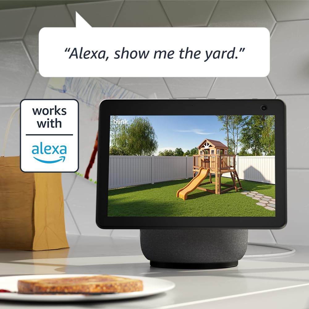 Blink Outdoor 4 Wireless HD Smart Security Camera - Newest Model with 2-Year Battery Life, Enhanced Motion Detection, Alexa Compatible (Sync Module Required) for Home, Office & Outdoor Surveillance