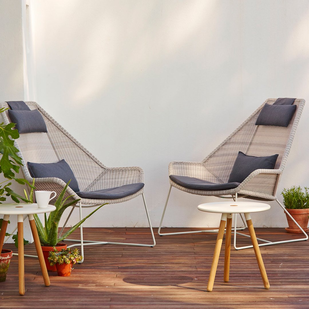 Breeze Highback Chair - Comfortable Outdoor Patio Furniture for Relaxing in Garden, Poolside or Backyard
