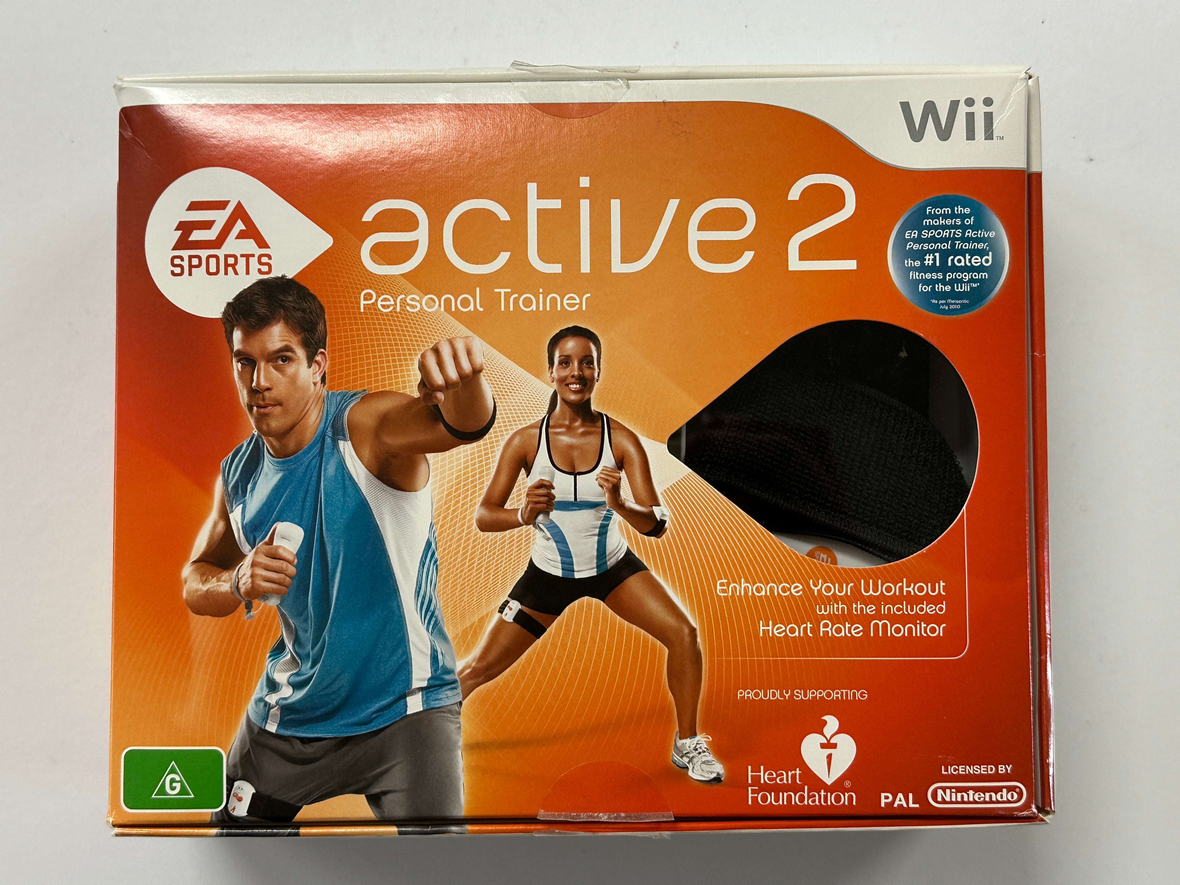 EA Active 2 Personal Trainer - Complete Fitness Kit in Original Box for Home Workouts & Gym Training