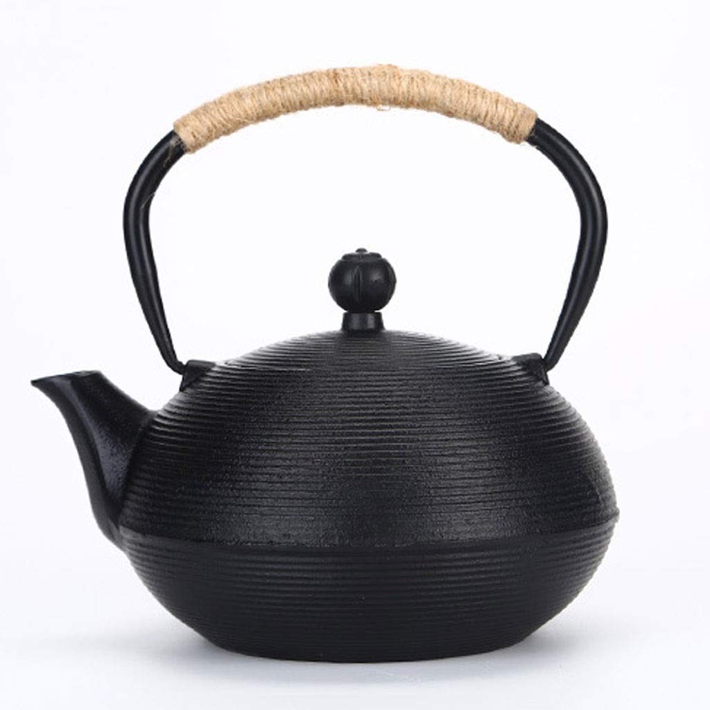 Premium 0.9L Cast Iron Teapot with Enamel Coated Interior - Japanese Style Tetsubin Tea Kettle, Stovetop Safe & Stainless Steel Filter - Perfect for Loose Leaf Tea, Matcha Ceremony, or Home Tea Party
