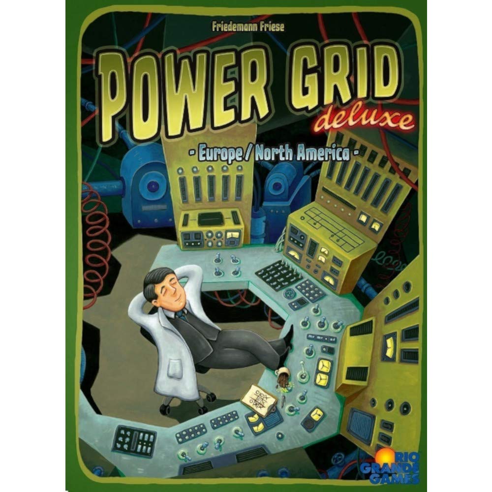 Power Grid Deluxe Board Game - Strategy & Economic Game for Adults & Families - Perfect for Game Nights & Group Gatherings