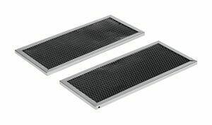 Amana 6800 Over The Range Microwave Grease Filter - 2 Pack Black Replacement Filters for Kitchen Range Hoods | Easy Installation & Heavy-Duty Stainless Steel Mesh | Perfect for Cooking, Grilling & Frying