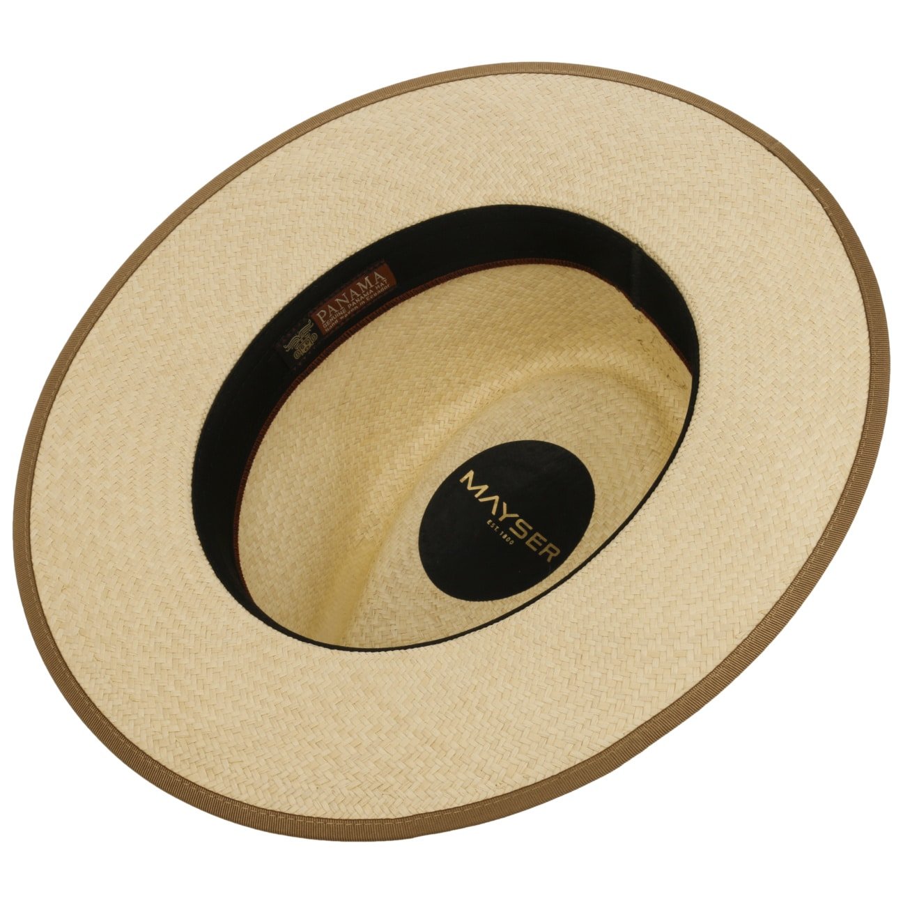 Authentic Fernando Panama Hat by Mayser - Handwoven Straw Sun Hat for Men & Women - Perfect for Beach, Summer Vacations & Outdoor Adventures