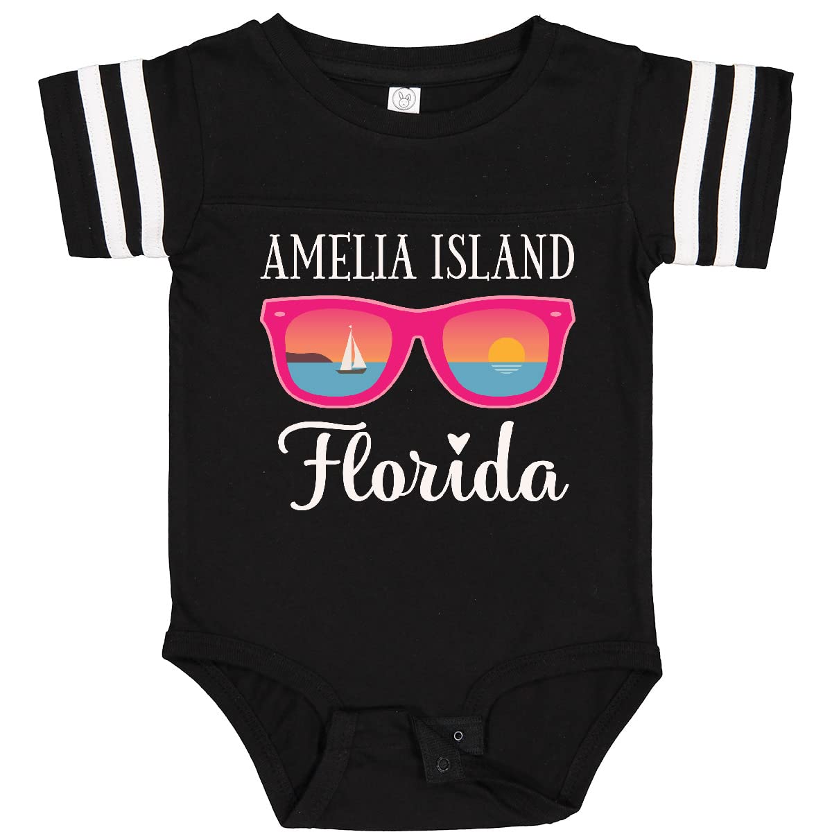Inktastic Amelia Island Florida Vacation Baby Bodysuit - Cute Infant Onesie for Beach Trips & Family Getaways - Perfect Gift for Newborns & Toddlers