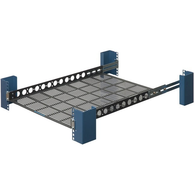 1U 28-Inch Universal Fixed Shelf - 150 lb Capacity for 4-Post & 2-Post Server Racks - Ideal for Data Center & Network Equipment Organization