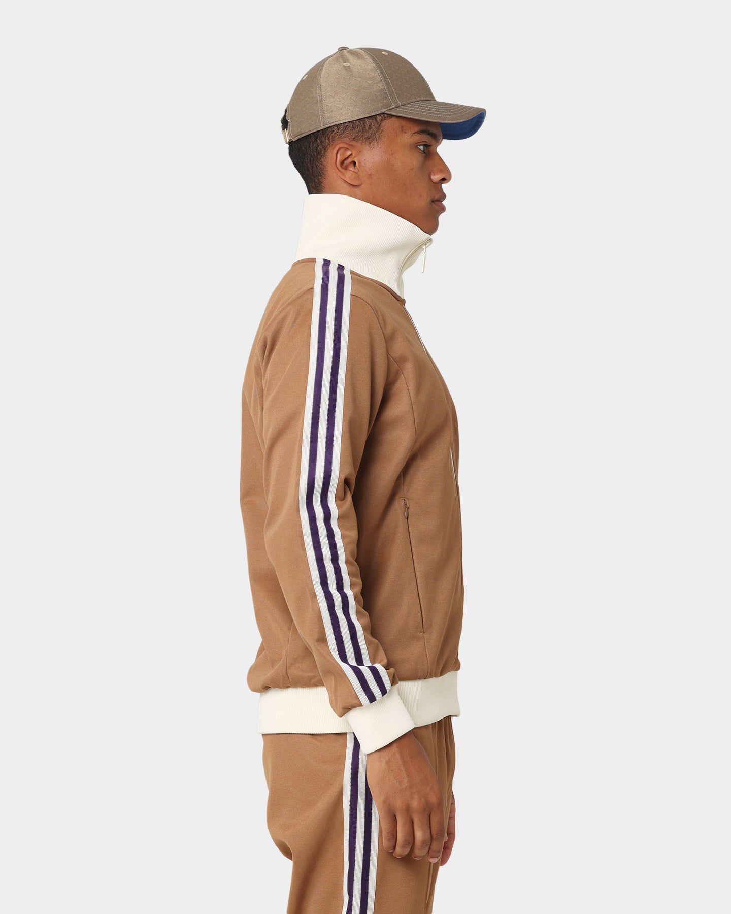 Adidas Adicolor Poly TT Jacket - Brown Desert | Lightweight Windbreaker for Men & Women | Perfect for Running, Hiking & Outdoor Activities