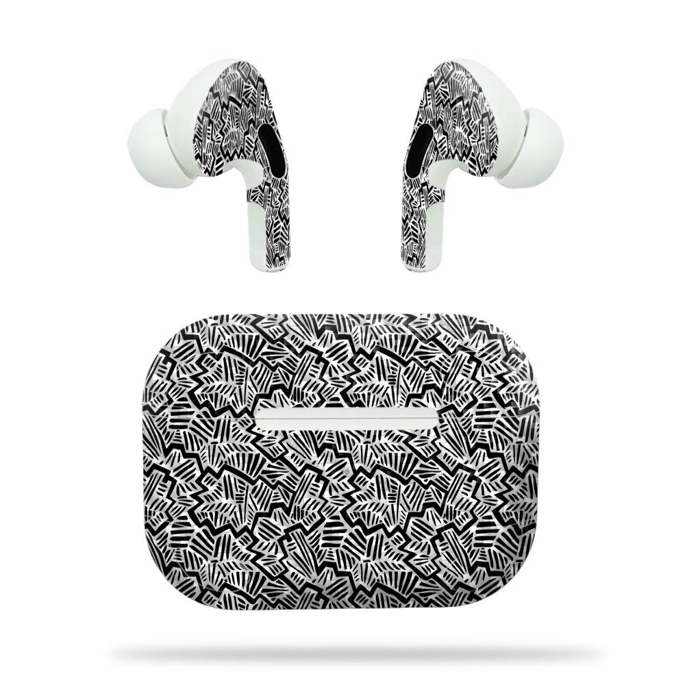 Carbon Fiber Skin for AirPods Pro - Abstract Black | Durable & Easy to Apply | Perfect for Protection & Style