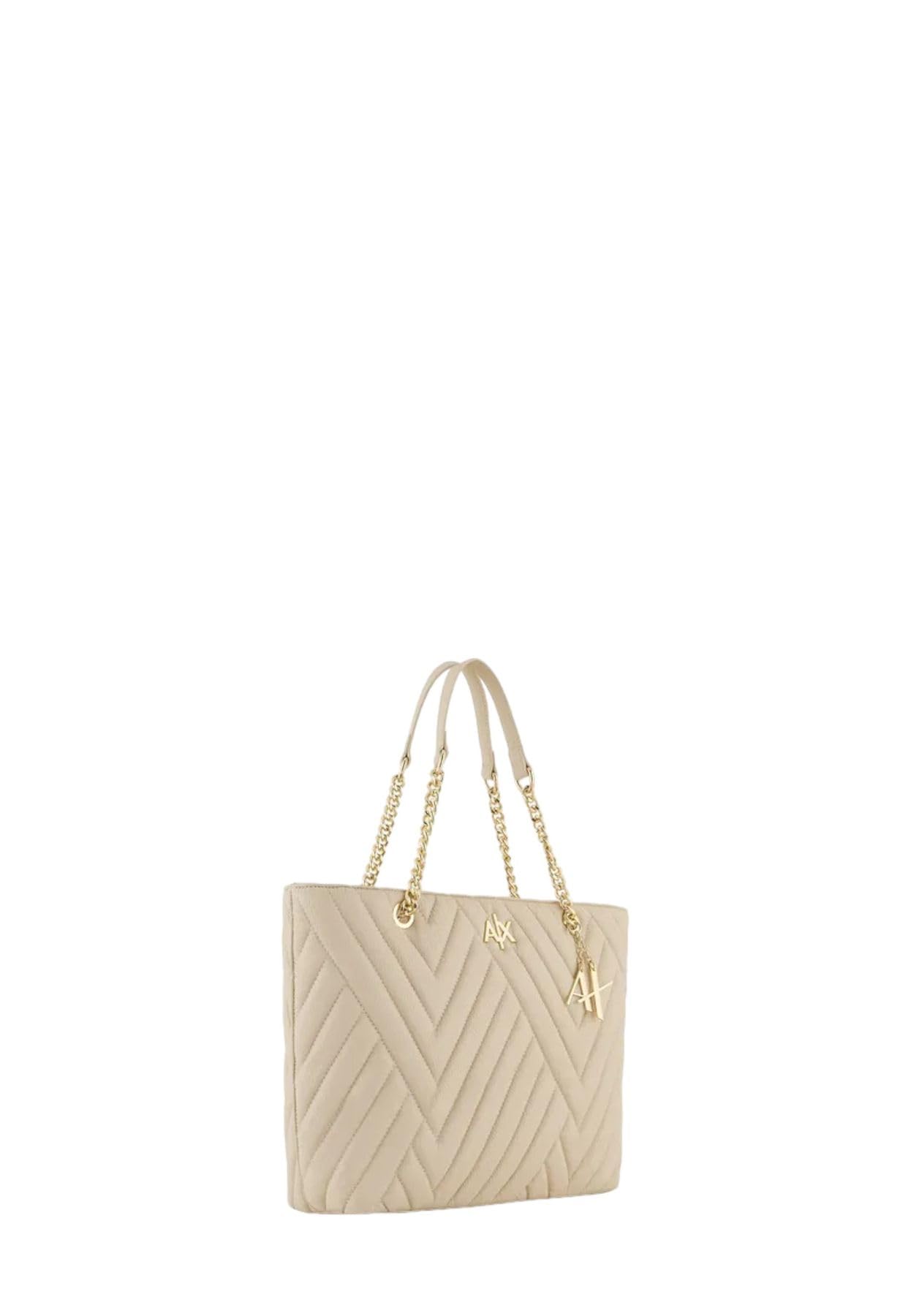 ARMANI EXCHANGE Margareth Tote Bag in Dusty Ground - Stylish Designer Handbag for Women | Perfect for Work, Travel & Everyday Use