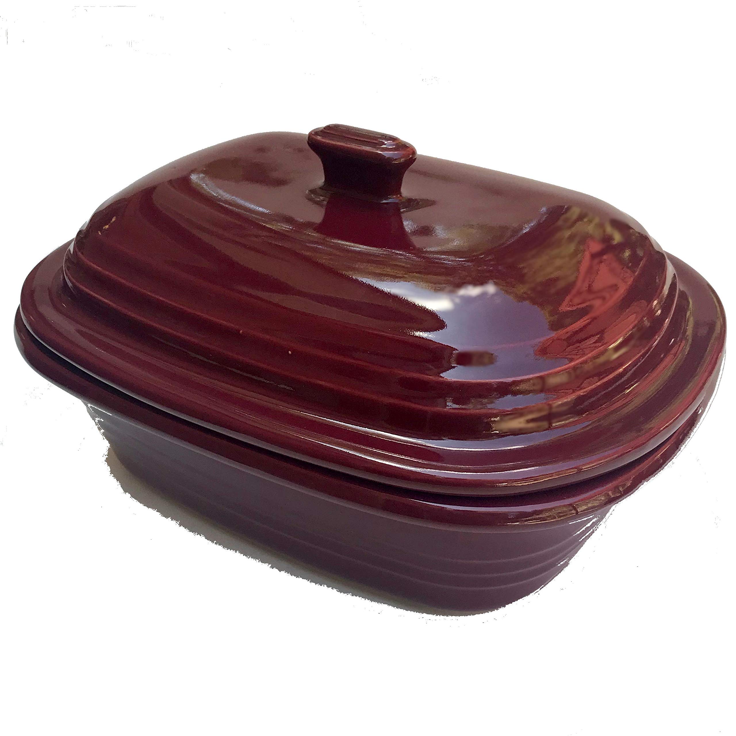 The Pampered Chef Deep Covered Baker - Oven & Microwave Safe Stoneware for Baking, Roasting & Serving | Perfect for Casseroles, Bread & More