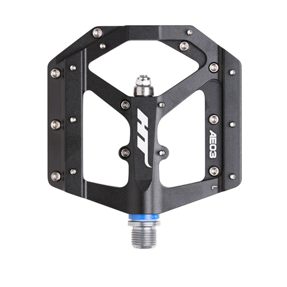 HT Components Ae03 Evo Bike Pedals - Black - One Size - Premium Mountain & Road Cycling Pedals for Enhanced Performance & Control