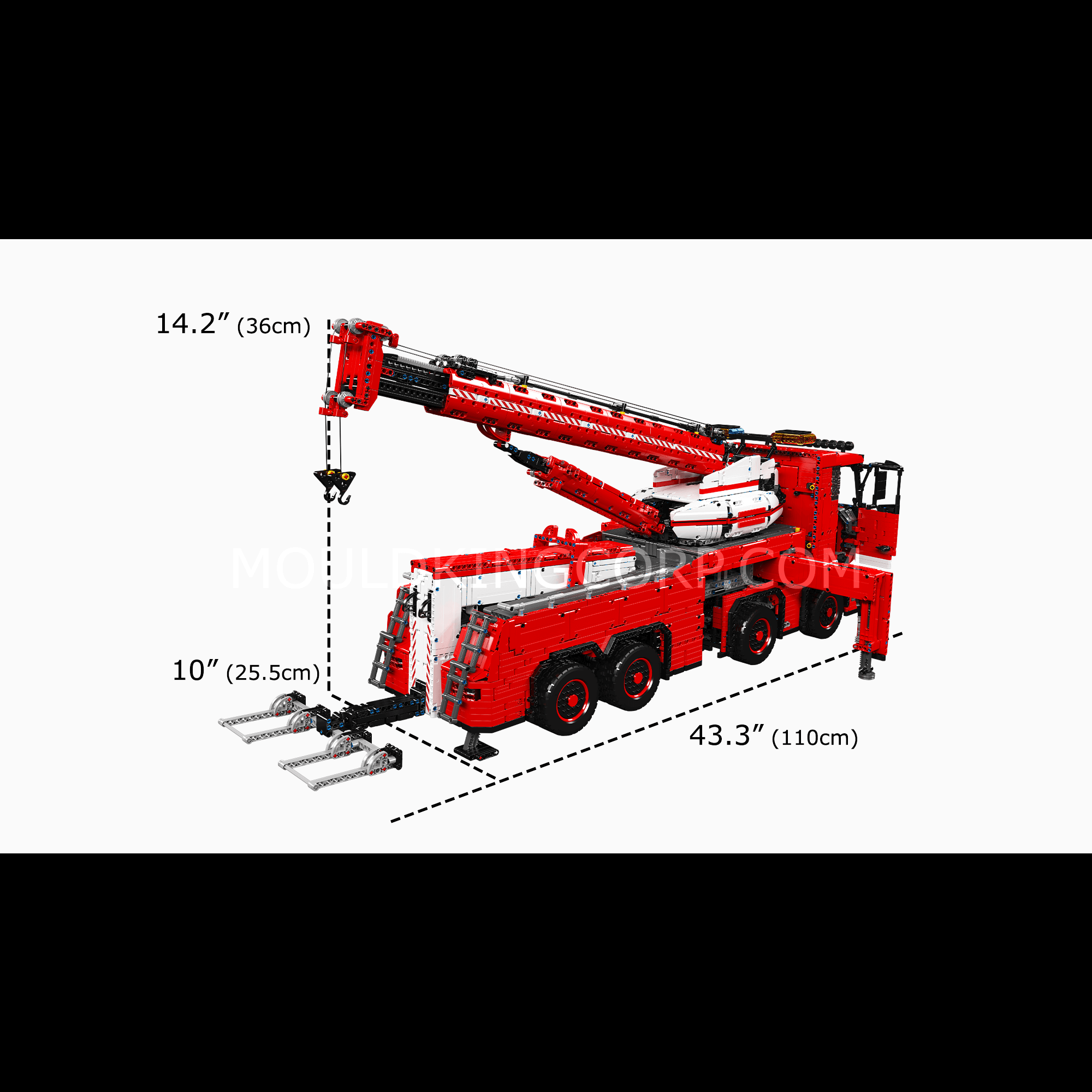 Mould King 19008S Ultimate Remote Control Tow Truck Building Blocks Set - 10,966 Pieces STEM Toy for Kids & Adults | Construction Vehicle Model for Play, Display & Collector's Gift