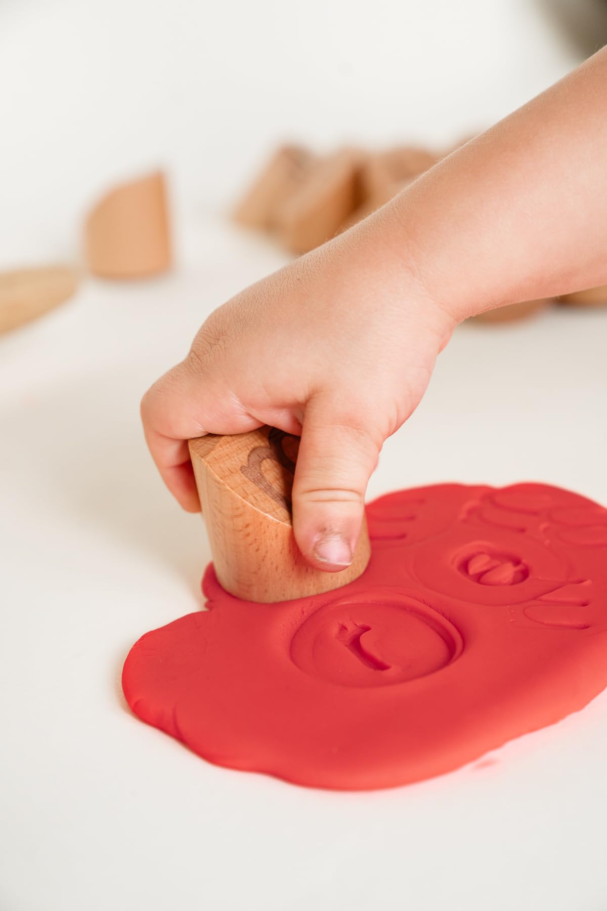 Alphabet Playdough Stamps for Kids - Lowercase Letter Stamp Set - ABC Learning Toys for Toddlers - Clay Dough Stampers for Early Childhood Education & Sensory Play