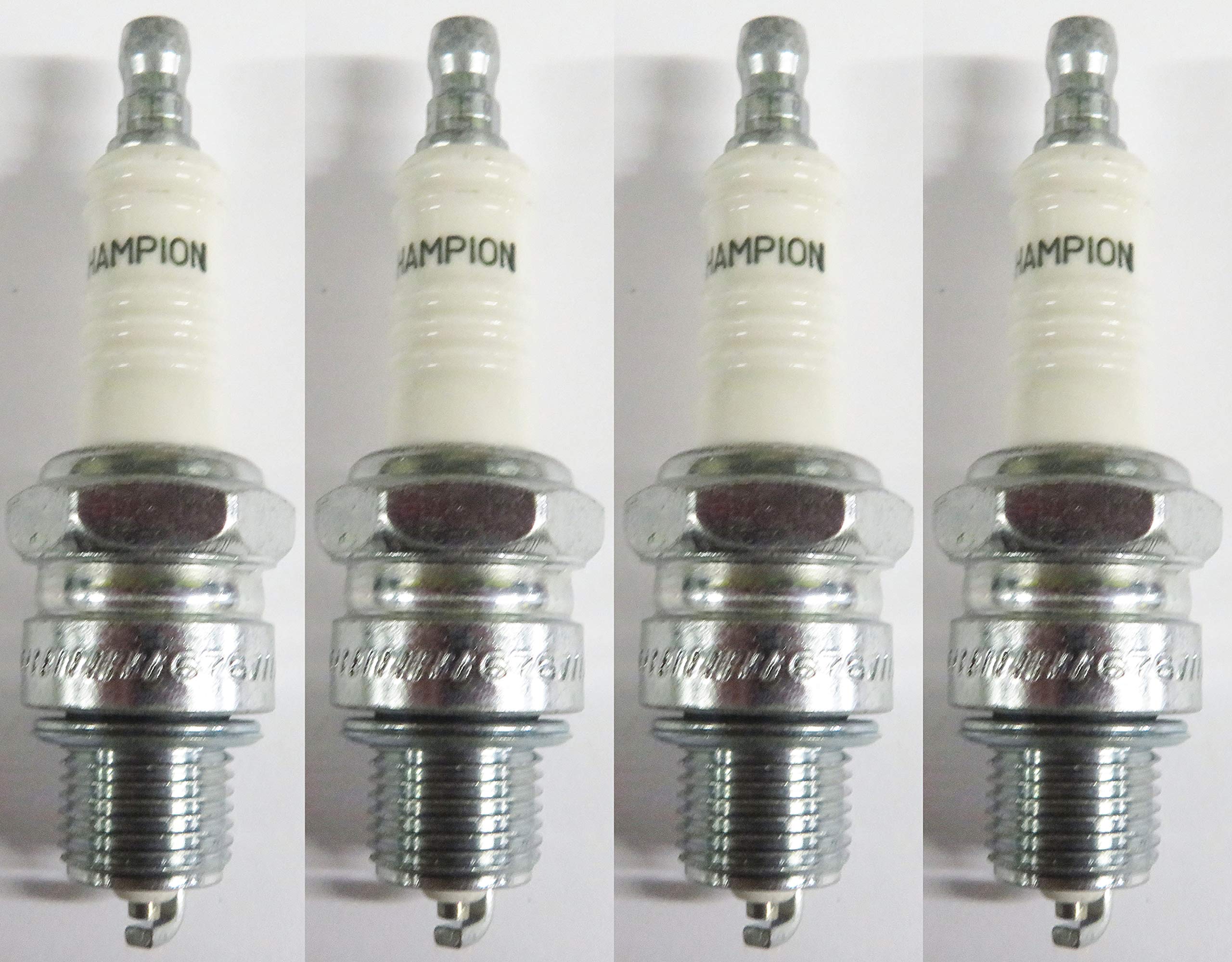 Champion Spark Plug Copper Plus 312 L87YC - Pack of 4 - High Performance Spark Plugs for Cars, Trucks & SUVs - Improves Engine Efficiency & Fuel Economy