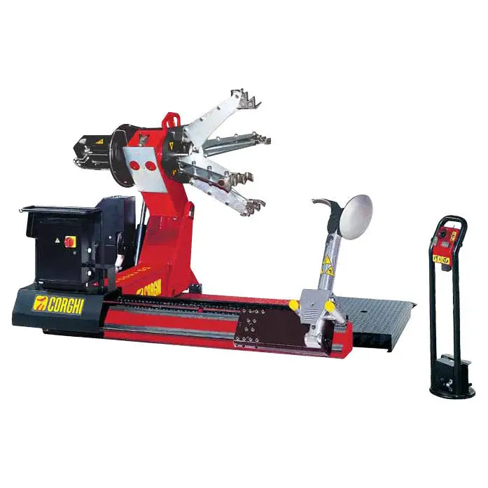 Corghi HD1400E HD Semi Automatic Tire Changer - Heavy Duty Wheel Changer Machine for Auto Shops & Tire Service Centers - Perfect for Cars, Trucks & SUVs