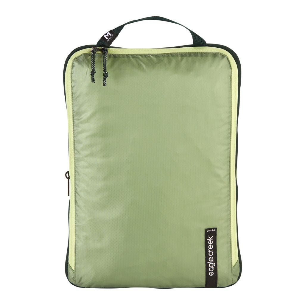 Eagle Creek PACK IT ISOLATE Medium Compression Packing Cubes - Mossy Green - Perfect for Travel Organization & Suitcase Space Saving
