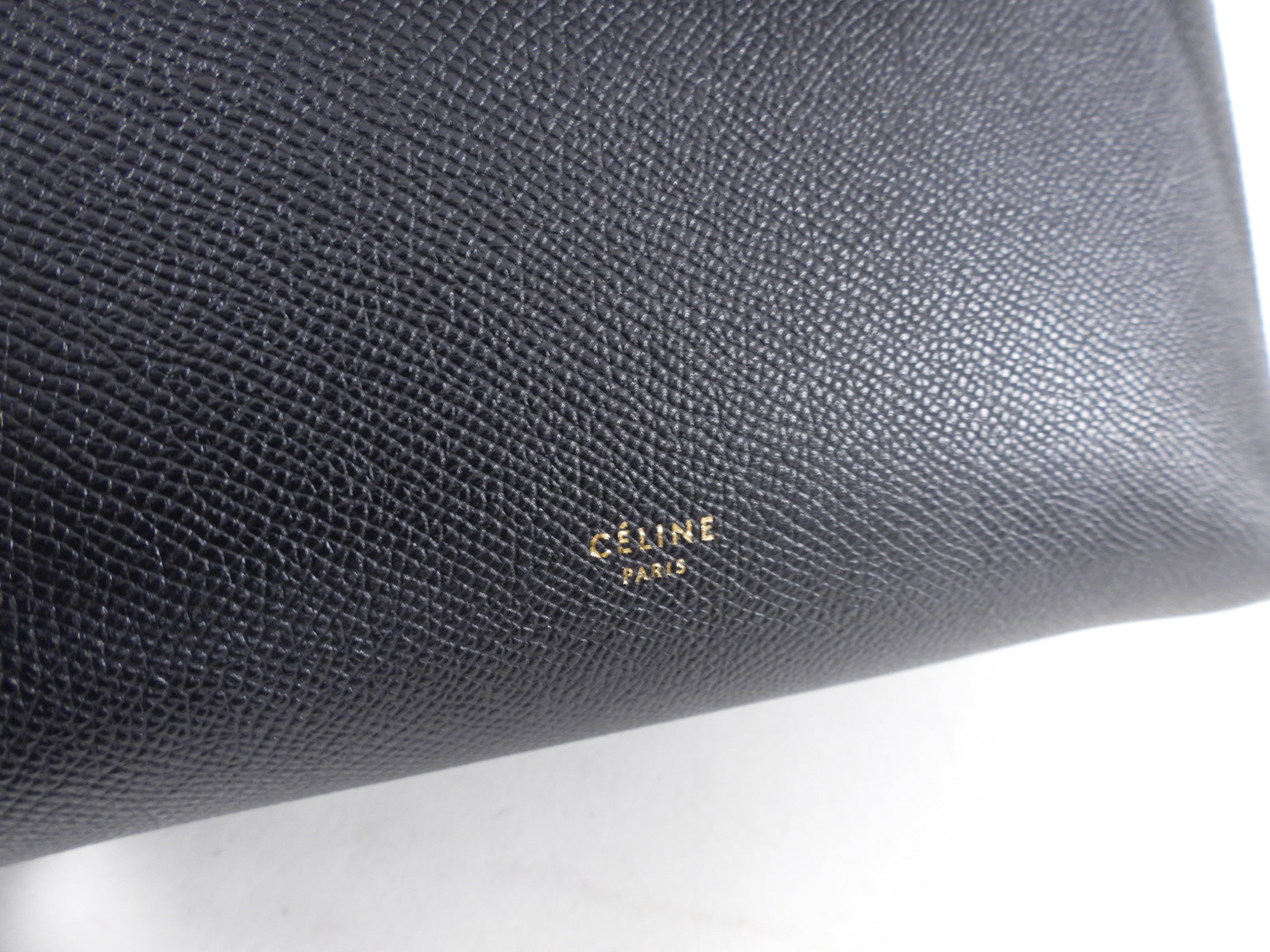 Celine Micro Grained Black Leather Belt Bag for Women - Stylish Crossbody Waist Pack for Travel, Shopping & Everyday Use