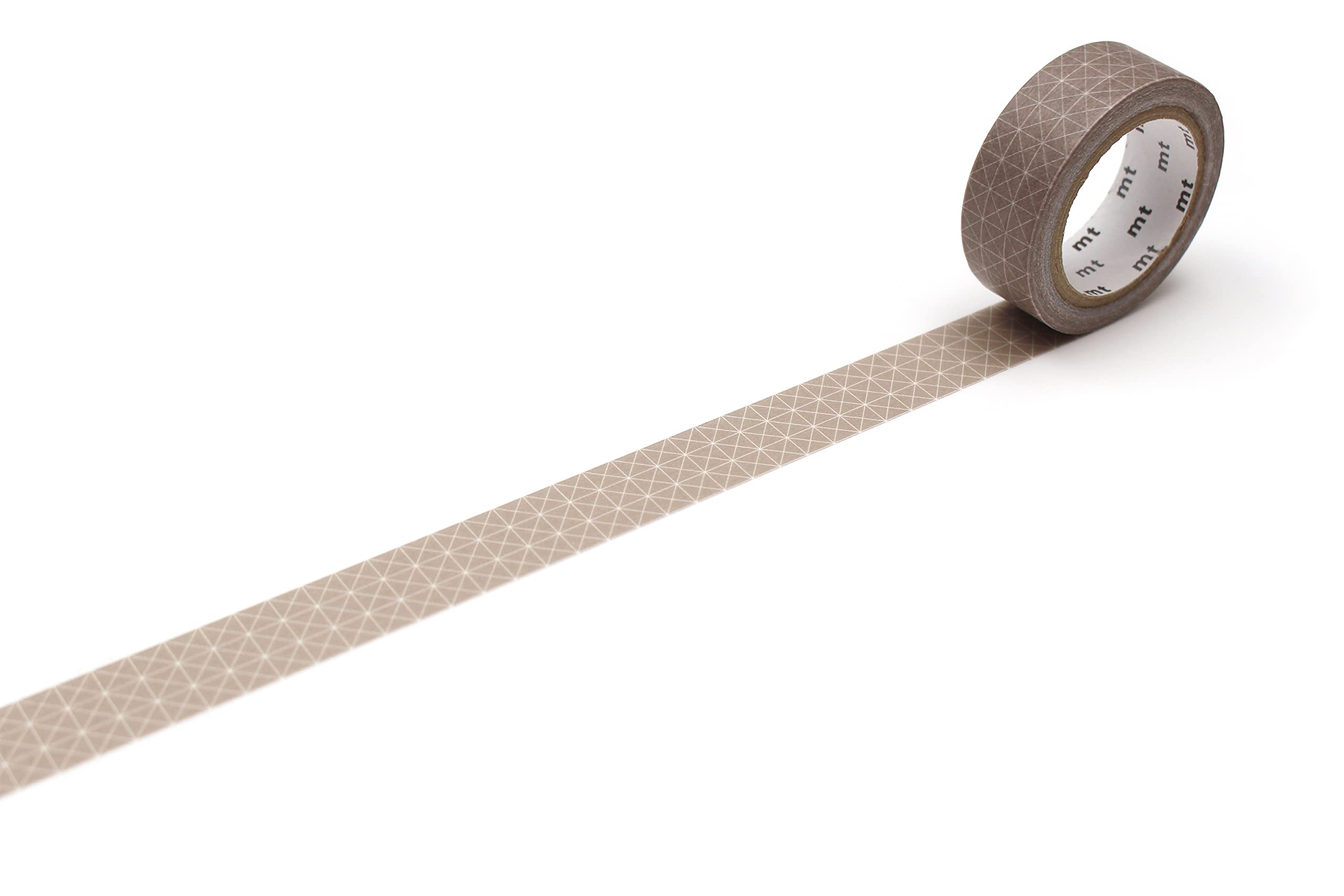 MT Washi Masking Tape - Diagonal Hougan Pattern - 1 Roll Decorative Paper Tape for Scrapbooking, Journaling, Gift Wrapping & DIY Crafts