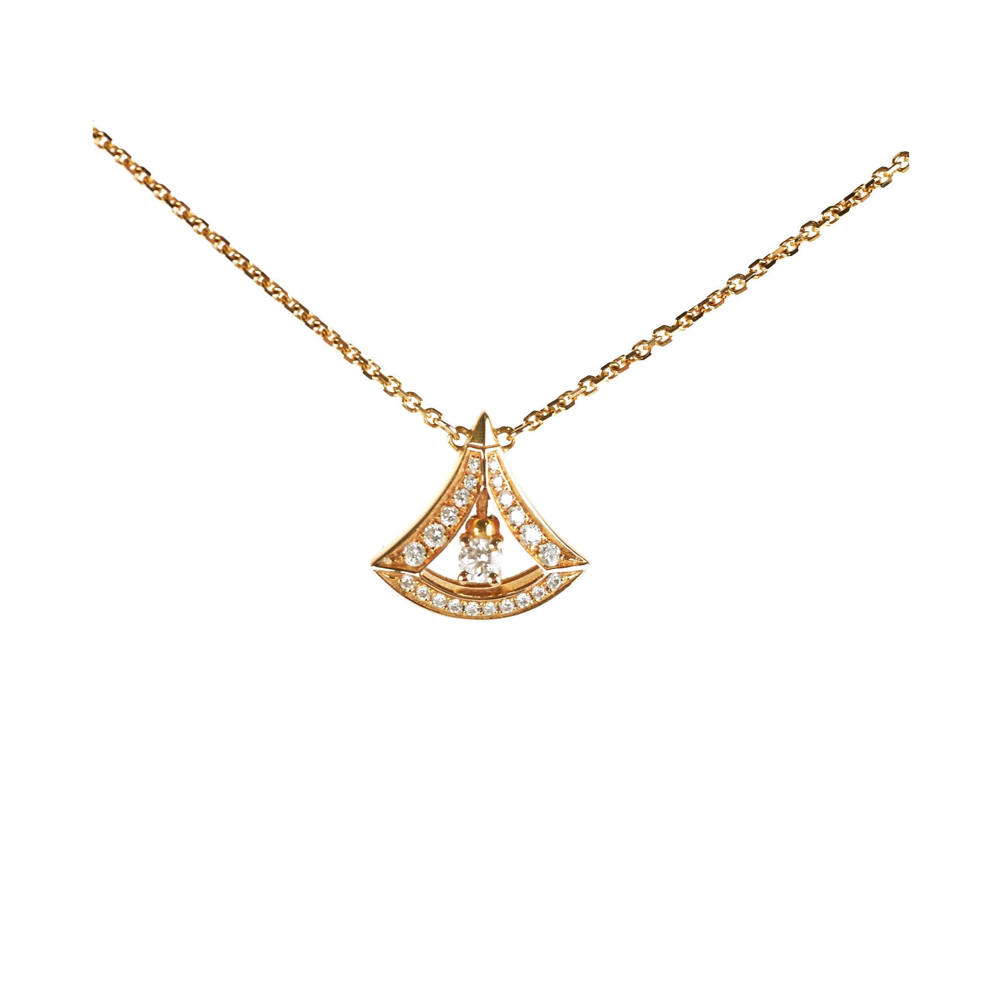 Bvlgari Divas' Dream 18k Pink Gold Diamond Pendant Necklace 354363 | Luxury Jewelry for Women, Elegant Gift for Anniversary, Wedding & Special Occasions