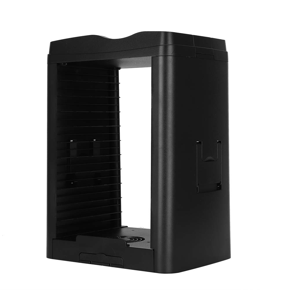 Emoshayoga Multi-Function Cooling Stand for Xbox One & Series X/S - Controller Charging Station, Cooling Base & CD Storage Stand - Perfect for Gaming Sessions & Headset Storage