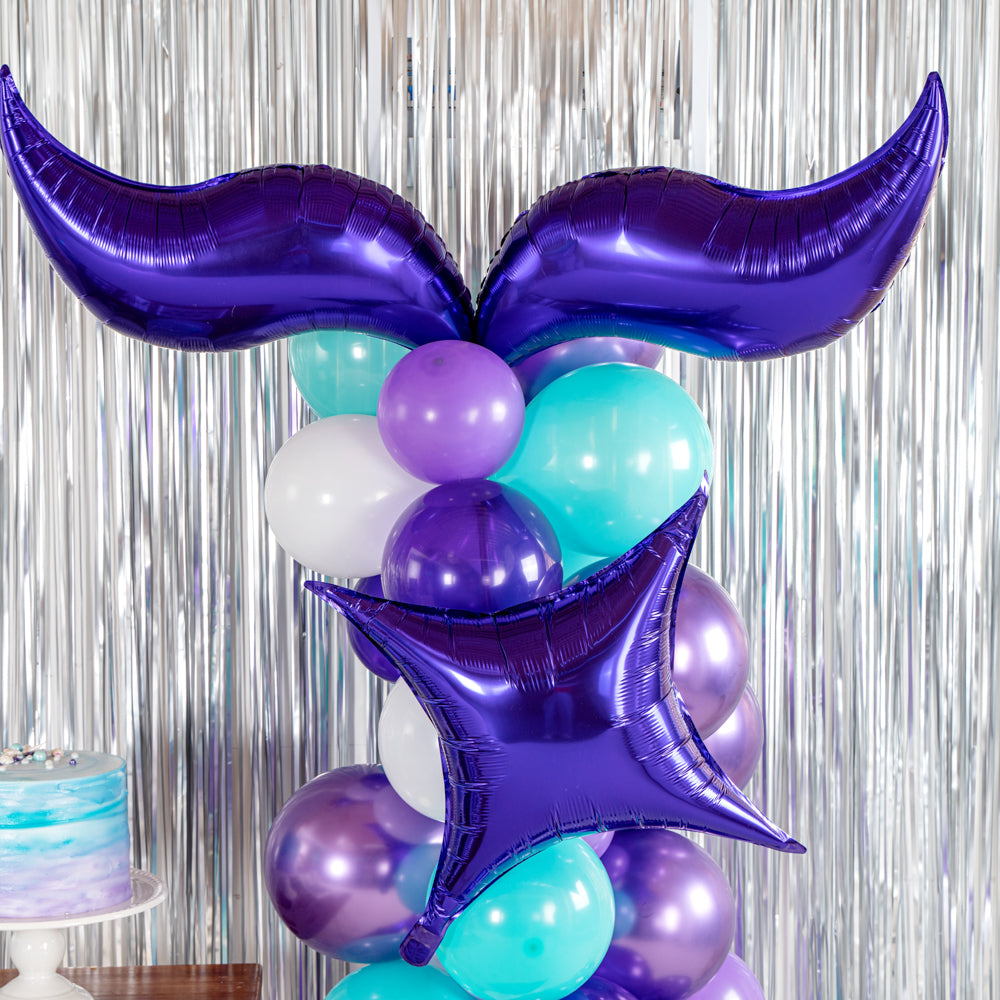Balloonify Sparkle Mermaid Balloon Arch Garland Kit - 89 Pieces Birthday Party Decorations | Perfect for Baby Showers, Birthday Parties & Mermaid Themed Events