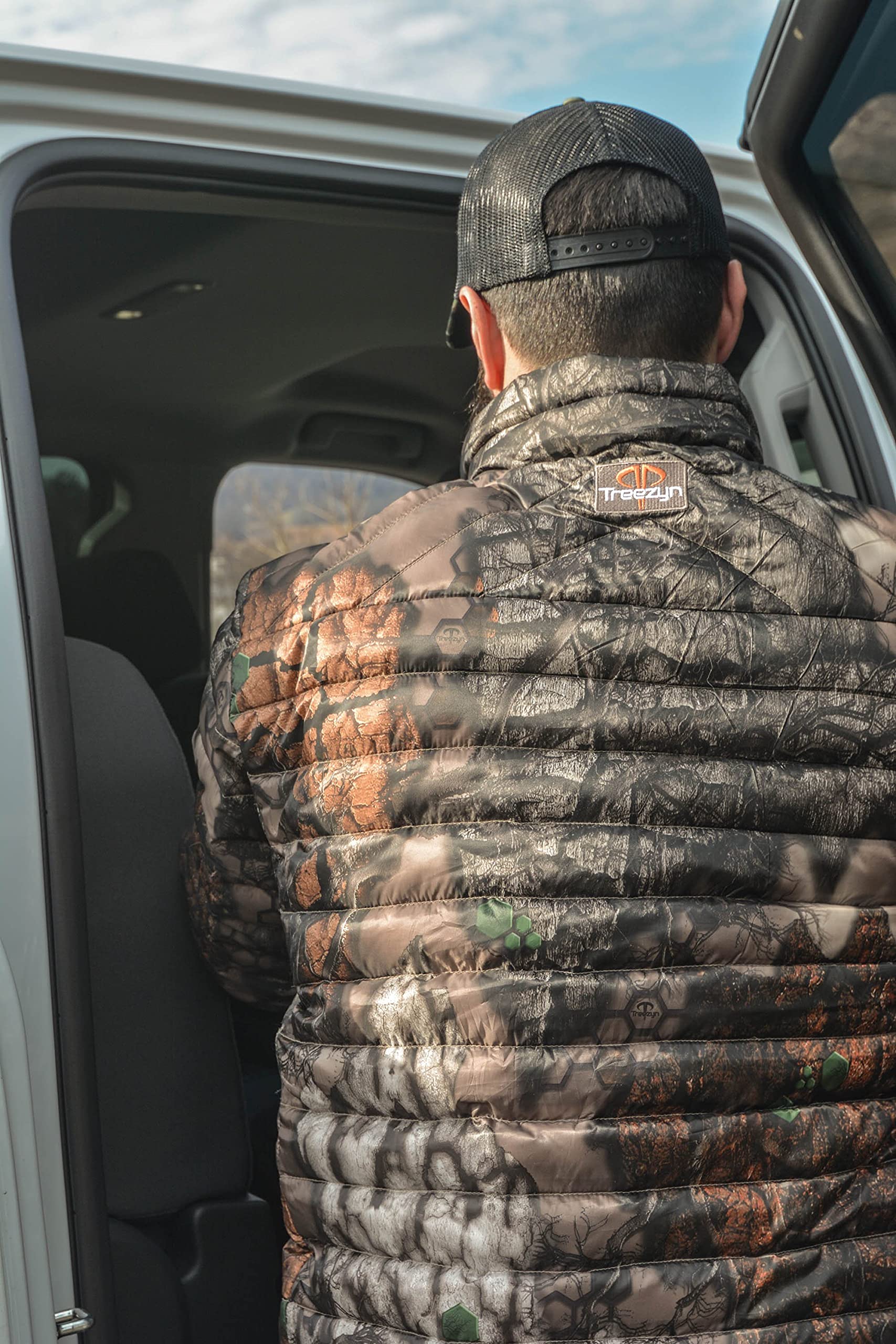Men's Z-Force Puffer Jacket - Lightweight Winter Coat for Outdoor Activities, Hiking & Casual Wear