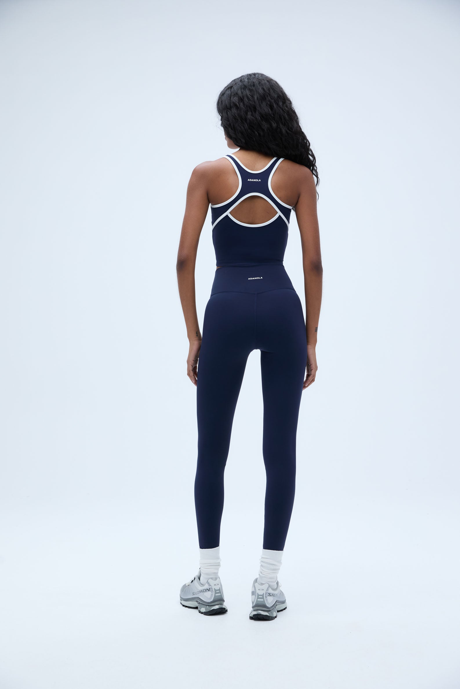 Ultimate Binding Tank Bra Navy Blue - Comfortable Sports Bra for Yoga, Running & Workouts - Seamless Support & Breathable Fabric