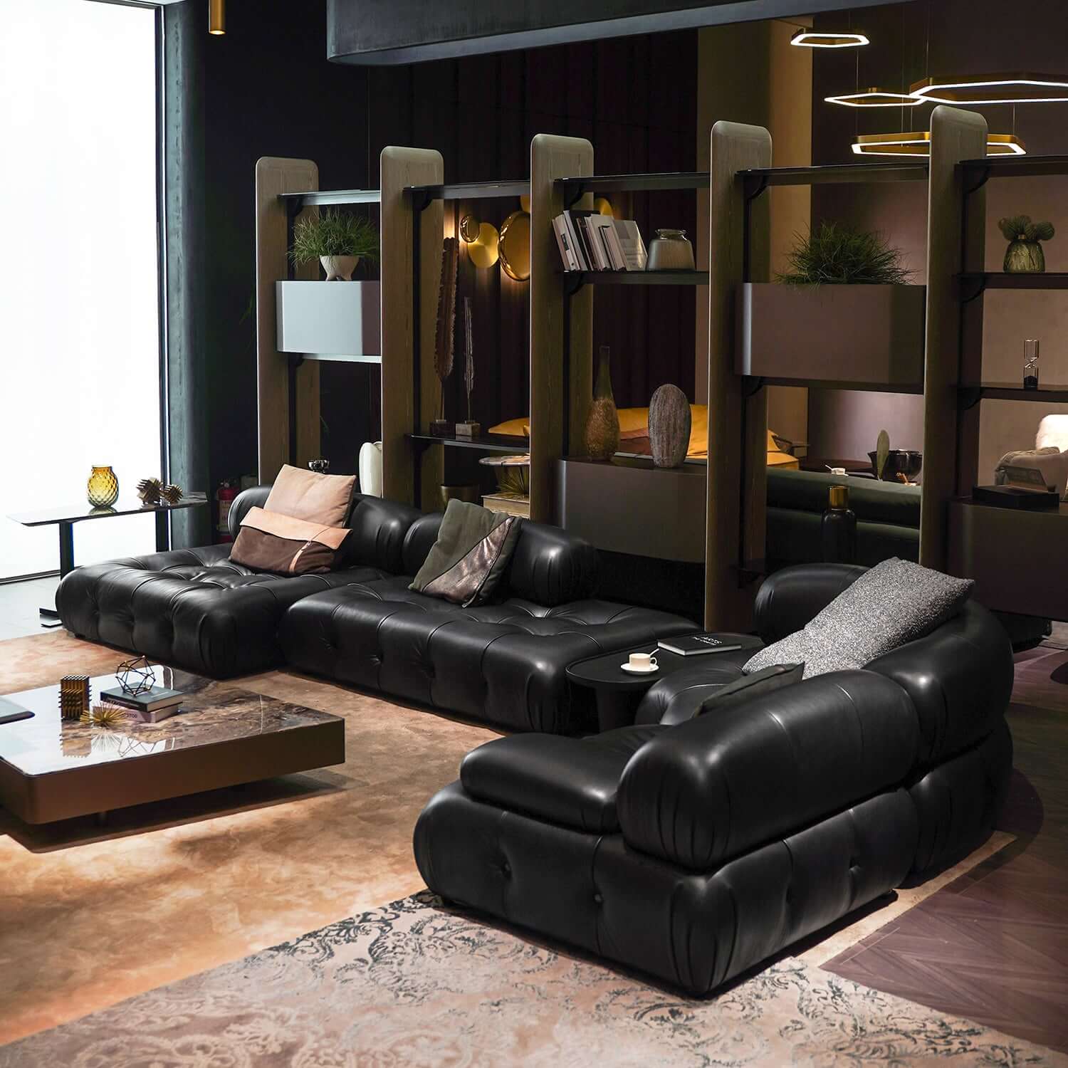 Luxury Modern Modular Sectional Sofa - Custom Fabric Options for Living Room, Lounge & Home Theater - Comfortable & Stylish Sofa Set for Family Gatherings & Entertainment