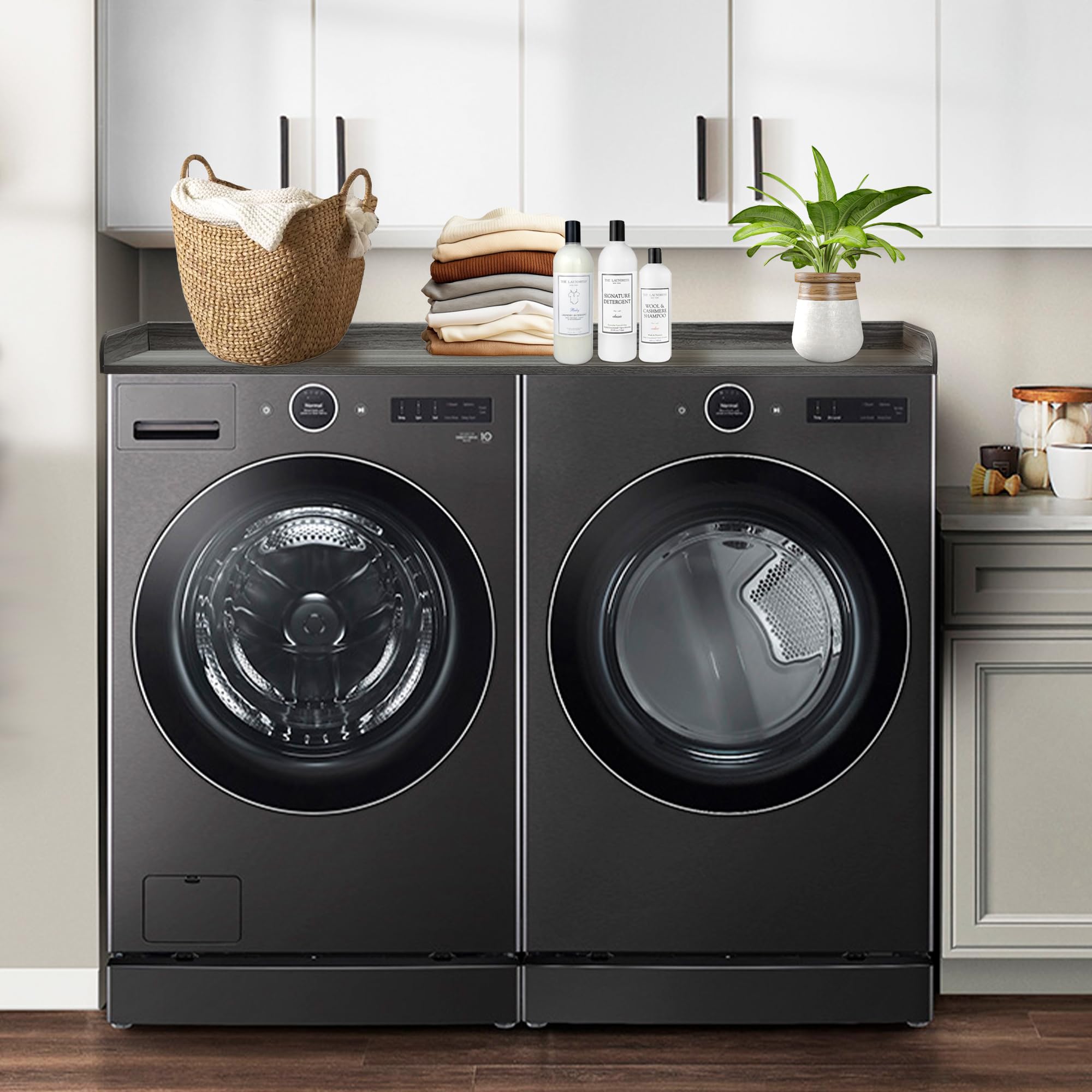 Royxen Solid Wood Washer Dryer Countertop with Polyester Coating - 27.5