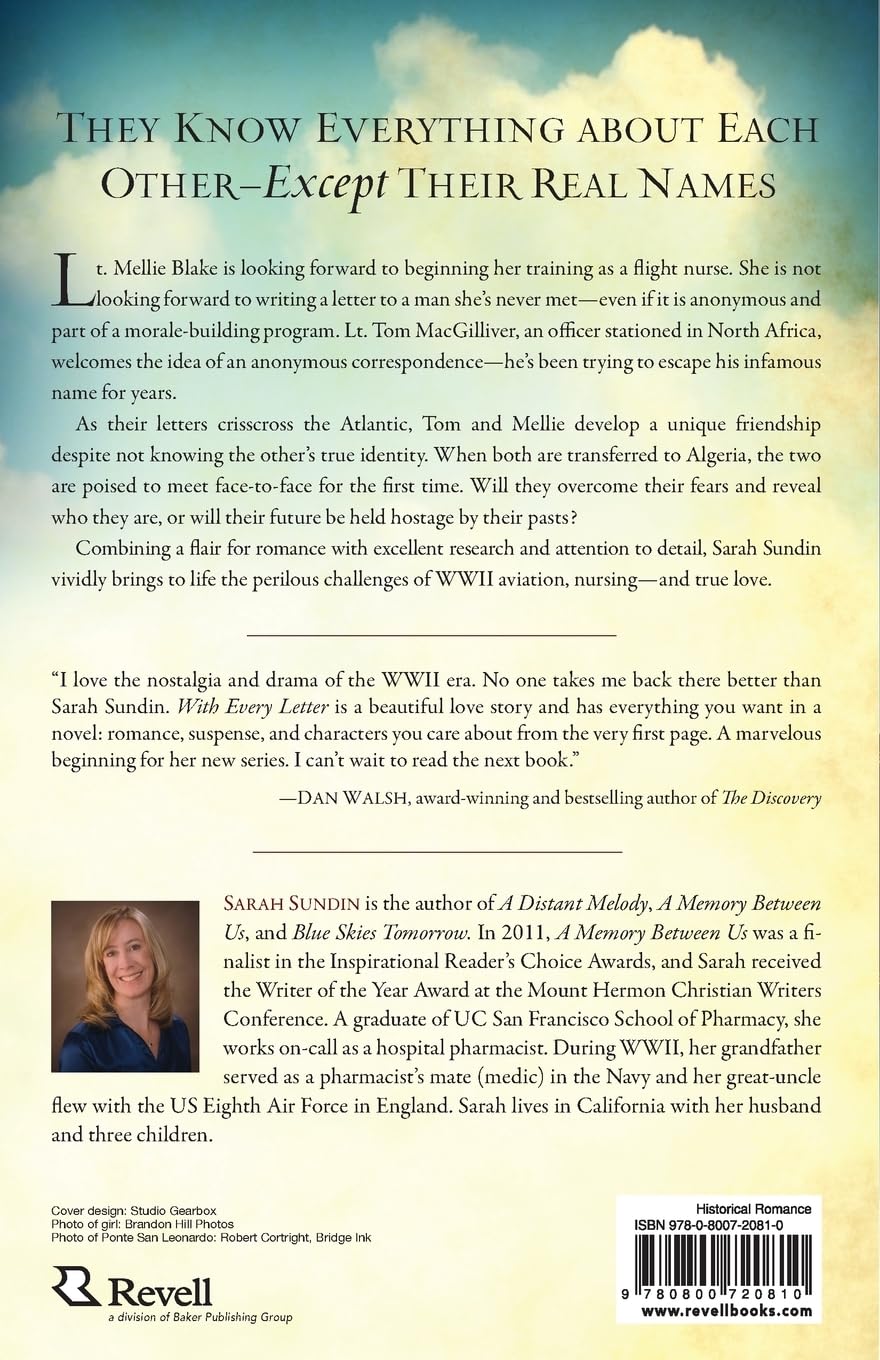 With Every Letter: Inspiring WWII Historical Fiction Novel - Heartfelt Romance of a Courageous Flight Nurse | Perfect for Book Clubs & History Lovers