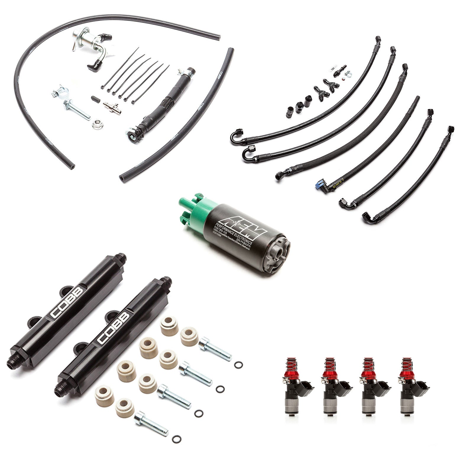 Cobb Fuel System Package for Subaru WRX STI 2008-2018 | High Performance Fuel Pump & Injector Kit | Perfect for Racing & Tuning Upgrades