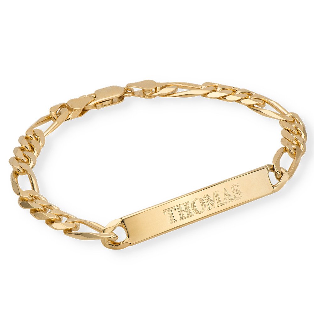 Personalized Signature Men’s ID Bracelet - Sterling Silver 925/Gold Plated Custom Name Necklace for Boyfriend & Husband - Unique Birthday & Valentine’s Day Gift for Him - Perfect for Anniversaries, Engagements & Everyday Wear