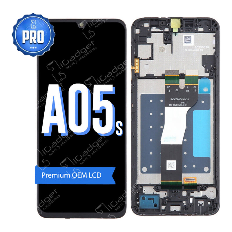 Original Samsung A05s LCD Screen & Digitizer Replacement with Middle Frame - OEM Quality | Perfect for DIY Phone Repairs & Screen Fixes