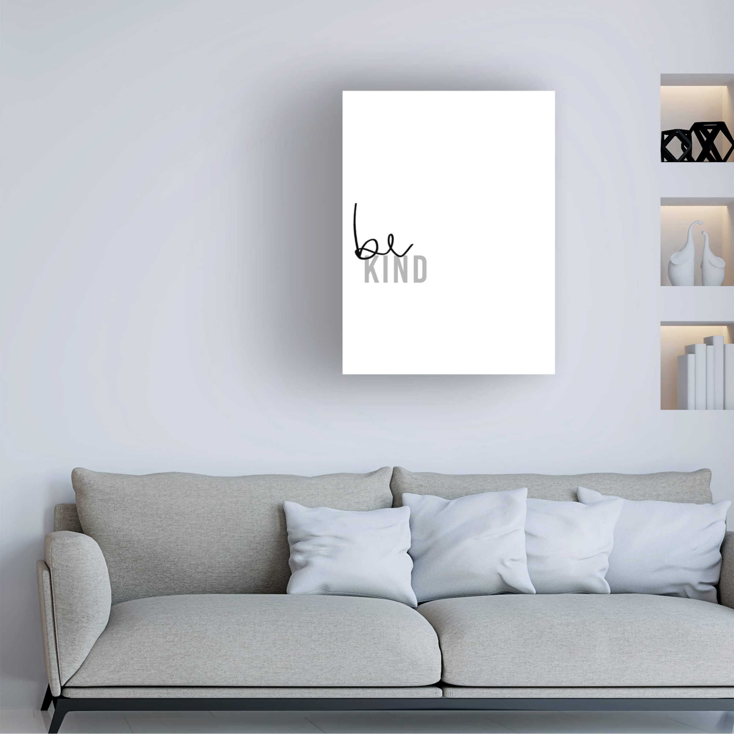 Trademark Fine Art 'Simply Kindness IV' Canvas Wall Art by Anna Hambly - Perfect for Living Room, Bedroom & Office Decor