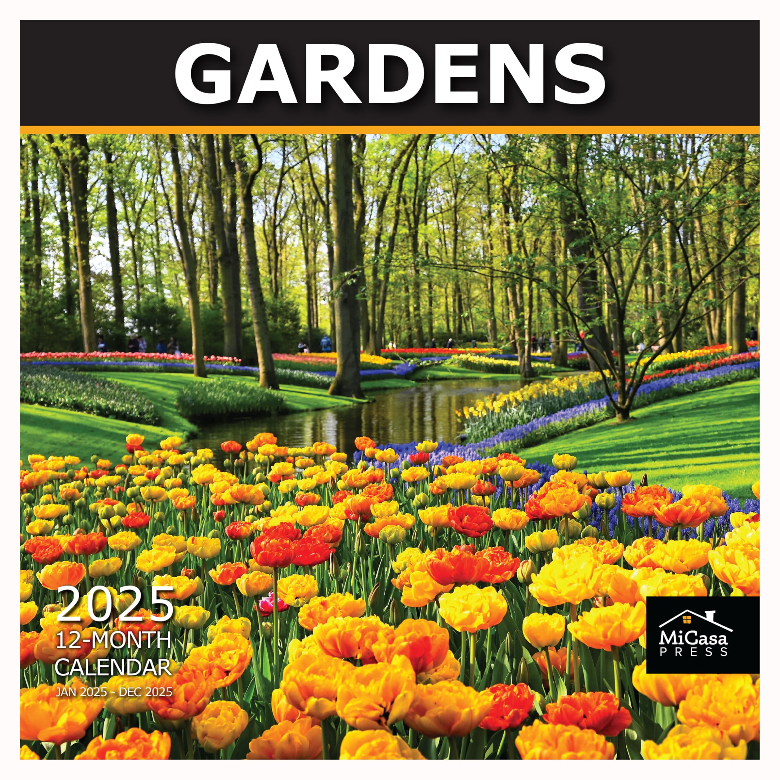 MICASA PRESS - Gardens 2025 Wall Calendar | 12 Month Planner 12
