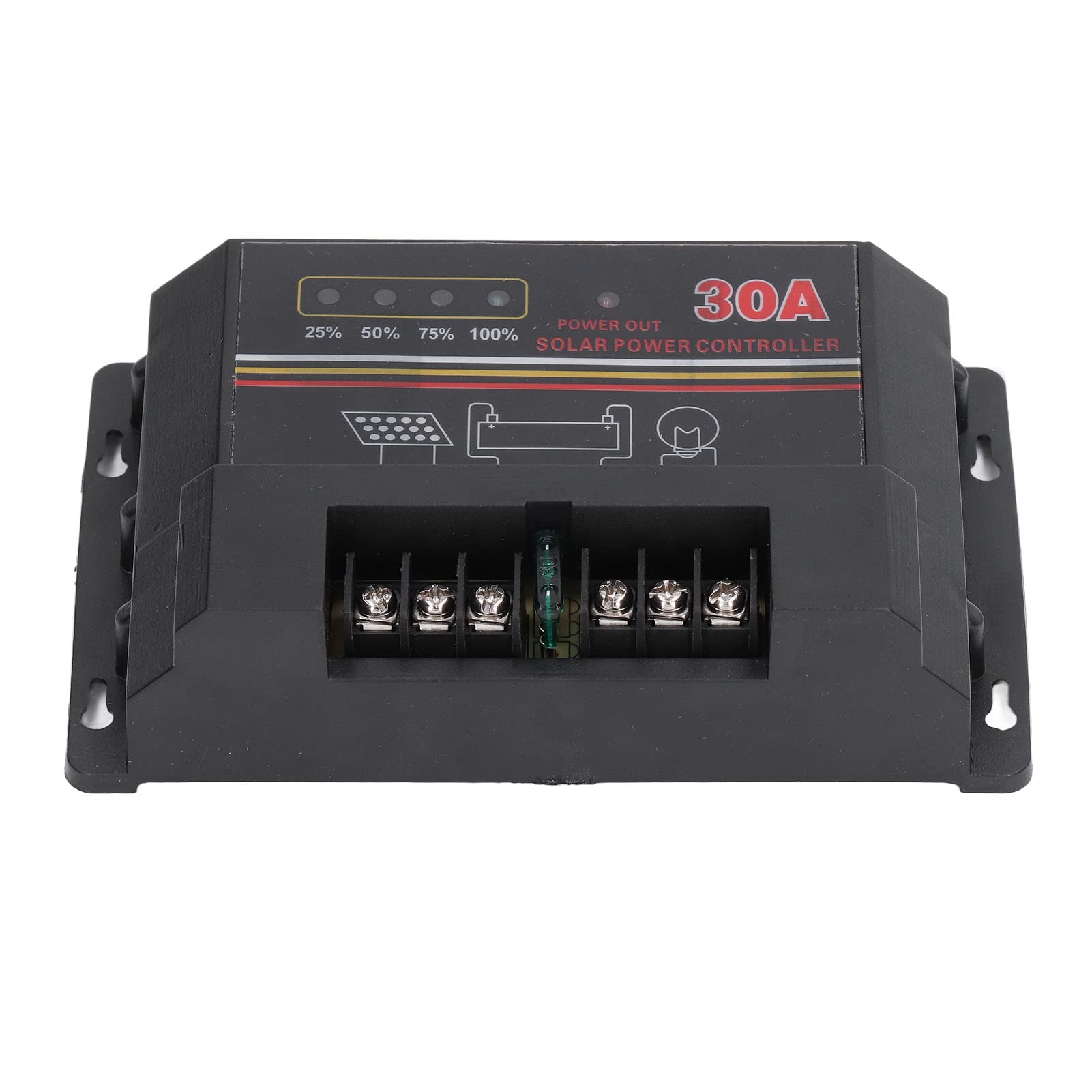 BigKing 30A Solar Charge Controller - 12V High Speed CPU Microprocessor with Multiple Protections & Data Transmission for RV, Boat, Off-Grid Systems