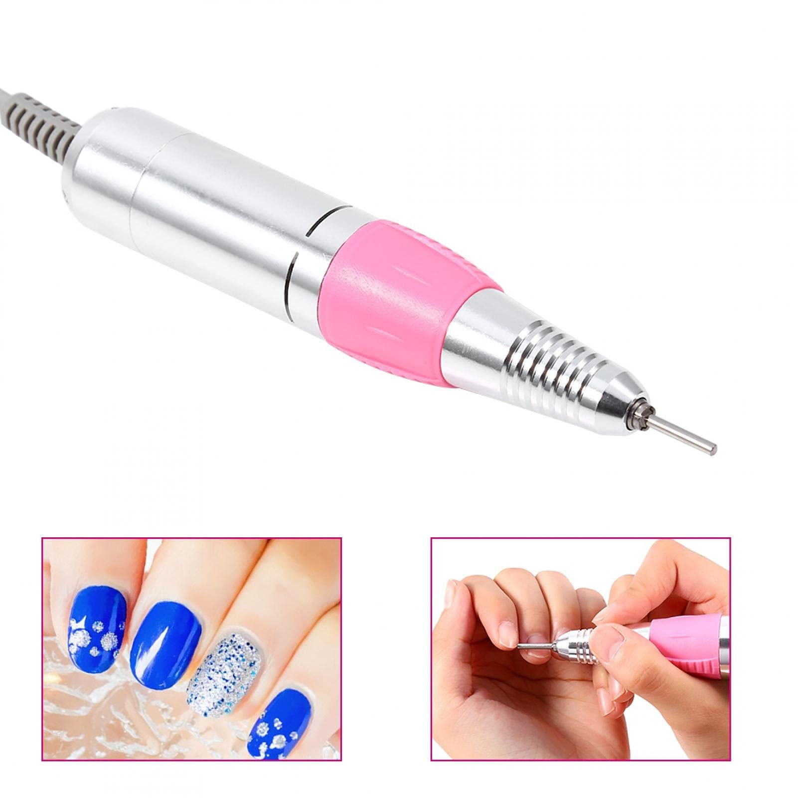 Professional 12V Electric Nail Drill Machine - 30000RPM High Speed Manicure & Pedicure Kit with Handpiece Grinder for Salon & Home Nail Care, Perfect for Acrylic Nails, Gel Polish Removal & Nail Art