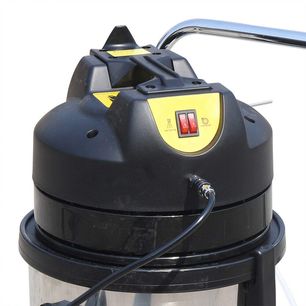 **40L/11Gal Carpet Cleaner Machine - 3-in-1 Carpet Extractor with Long Flat/Dry/Water Vacuum Head & Round Brush - Pet-Friendly Floor Cleaning Machine with Mobile Wheels - Ideal for Home, Office, and Pet Stain Removal**