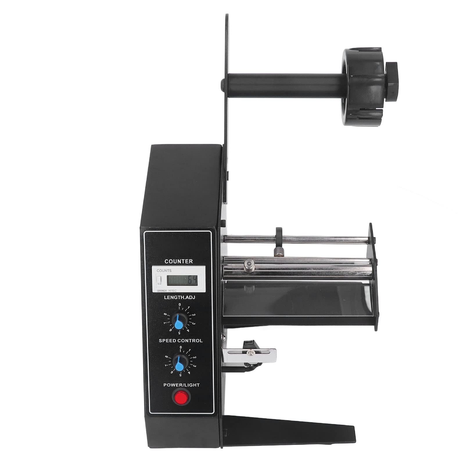 Automatic Label Dispenser Machine with Digital Display - US Plug 110V for Retail, Warehouse & Shipping - Easy Tag Roll Stripper for Efficient Labeling