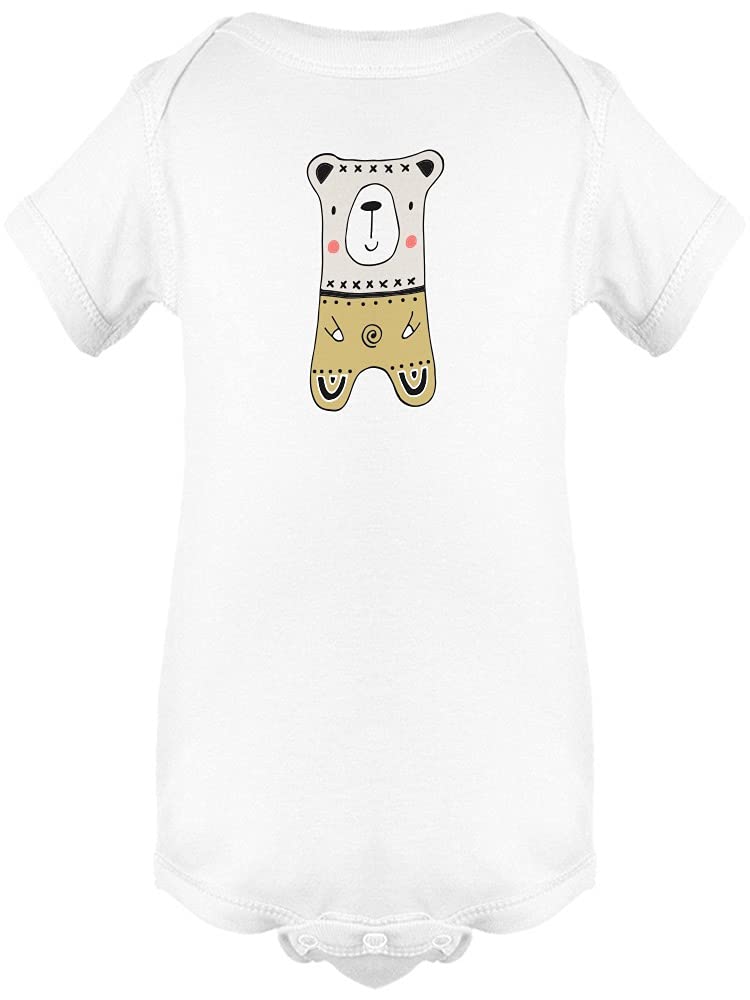 Adorable Baby Bear Printed Bodysuit - Soft & Comfortable Infant Onesie for Newborns & Toddlers - Perfect for Playtime, Photo Shoots & Everyday Wear