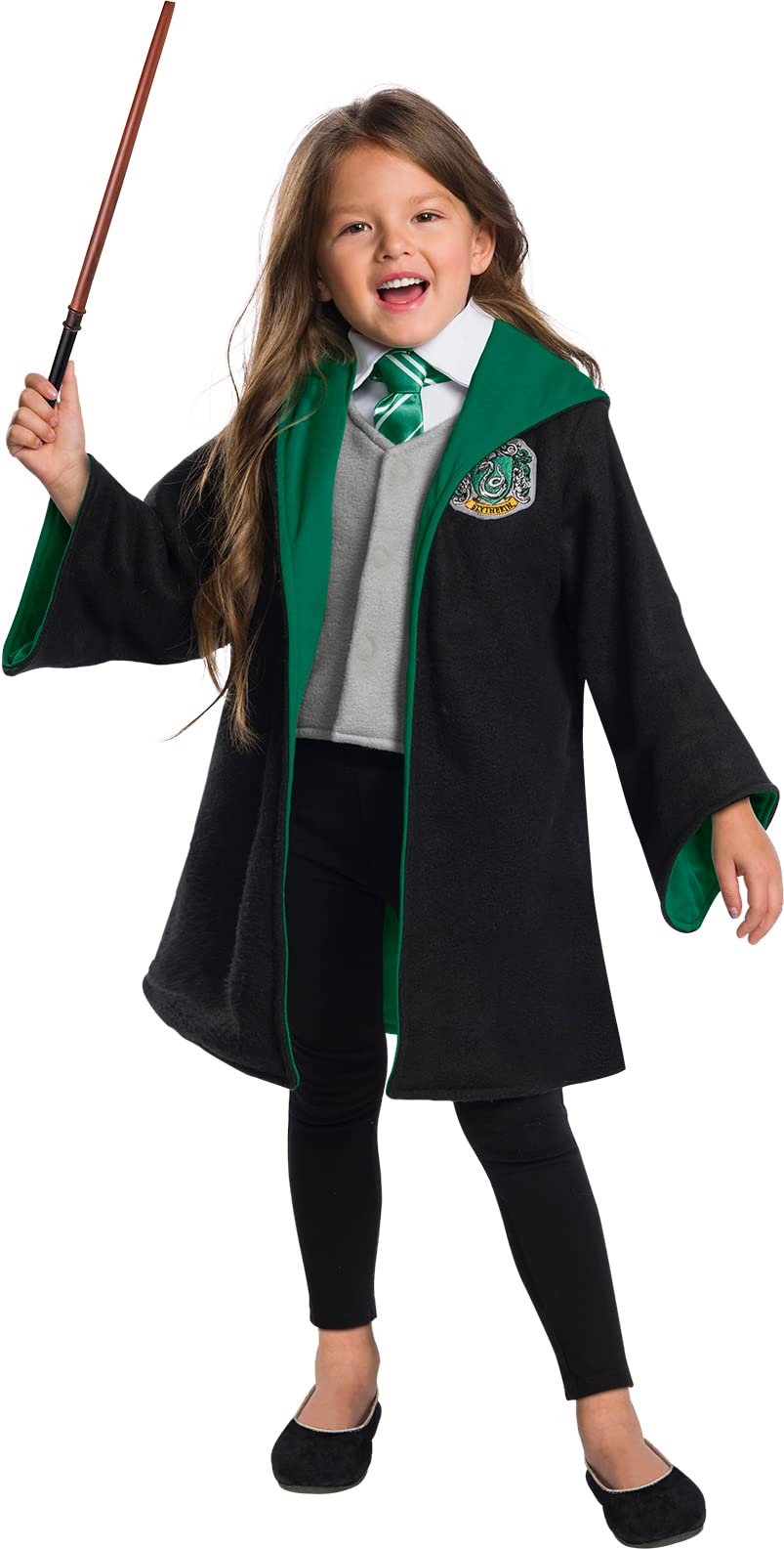 Harry Potter Slytherin Student Costume for Toddlers - Kids Role Play Dress Up for Halloween, Cosplay & Birthday Parties